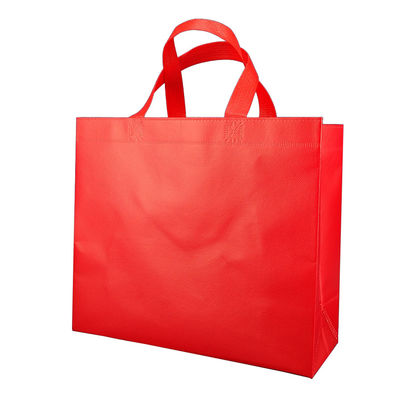 I sacchetti della spesa riutilizzabili del supermercato rispettoso dell'ambiente su ordinazione della borsa riciclano la borsa non tessuta laminata pp della drogheria