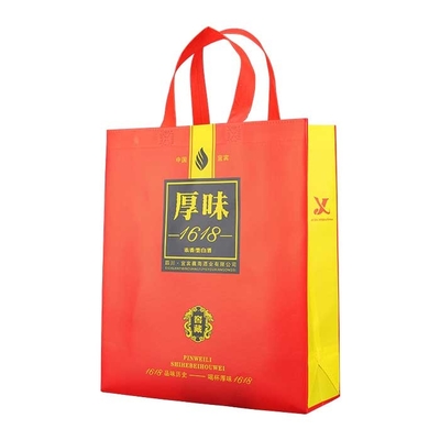 Polipropilene non tessuto Tote Bags 140gsm della matrice per serigrafia con Tote Handle