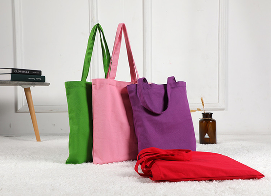 Borsa a tracolla in tela 100% cotone Tote Riutilizzabile Costom Borsa con manico progettata