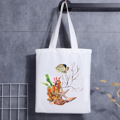 Borsa a marsupio per promozione regalo in tela con manico piccolo con logo stampato personalizzato