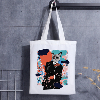Borsa a marsupio per promozione regalo in tela con manico piccolo con logo stampato personalizzato