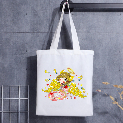 Borsa tote in tela ecologica stampata con logo stampato riutilizzabile personalizzabile