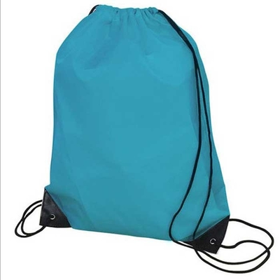 Logos Portable Carry Borse non tessute Borsa con coulisse rossa stampata personalizzata per la spesa