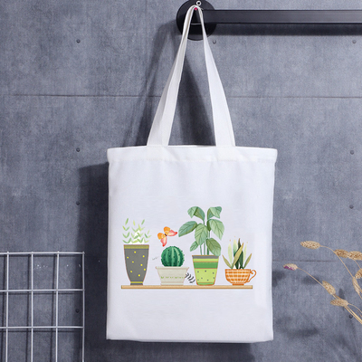 La stampa su ordinazione ha riciclato le borse del cotone della tela di Eco con il vostro Logo Shopping Bag