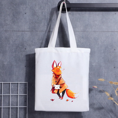 La stampa su ordinazione ha riciclato le borse del cotone della tela di Eco con il vostro Logo Shopping Bag