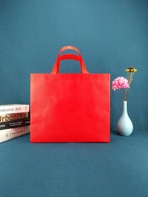 I sacchetti della spesa riutilizzabili del supermercato rispettoso dell'ambiente su ordinazione della borsa riciclano la borsa non tessuta laminata pp della drogheria