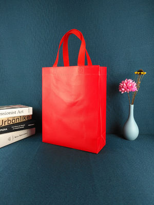 I sacchetti della spesa riutilizzabili del supermercato rispettoso dell'ambiente su ordinazione della borsa riciclano la borsa non tessuta laminata pp della drogheria