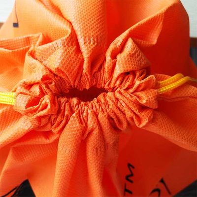 Borsa di cordone stampata drogheria 110Gsm respirabile con la sensibilità morbida