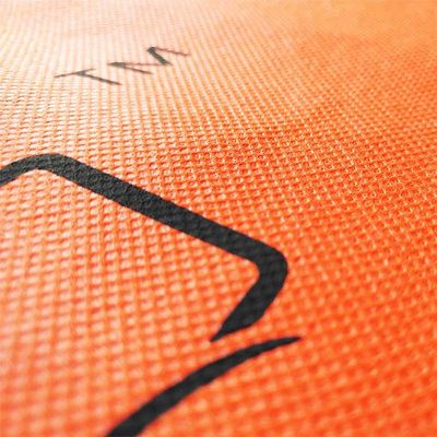 Borsa di cordone stampata drogheria 110Gsm respirabile con la sensibilità morbida