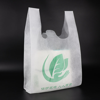 Casa non tessuta biodegradabile dei pp Carry Bag Tear Resistant For