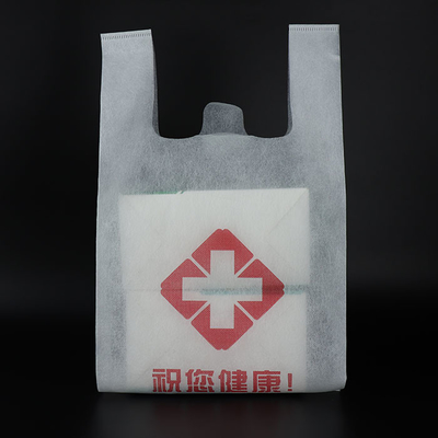 Borsa non tessuta amichevole della maglietta di Eco per strizzacervelli di compera resistenti