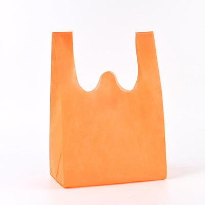 la borsa non tessuta della maglia del polipropilene del vergine 50Gsm ha laminato Tote Bags non tessuto su ordinazione