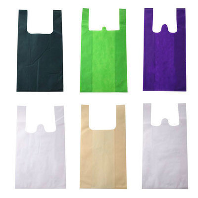 Strappo non tessuto respirabile 60gsm resistente della borsa della maglietta del polipropilene