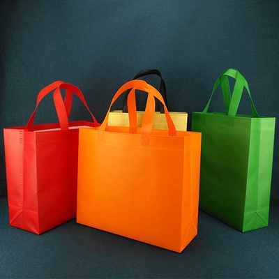 L'abitudine respirabile libera dell'azo ha stampato Tote Bags Folding Laminated non tessuto