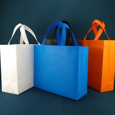 La piegatura dei sacchetti della spesa 85gsm di Tote Reusable Promotional Non Woven ha laminato