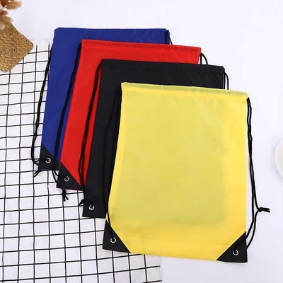 Borsa non tessuta 80Gsm giallo del cordone del polipropilene 32*42cm per acquisto