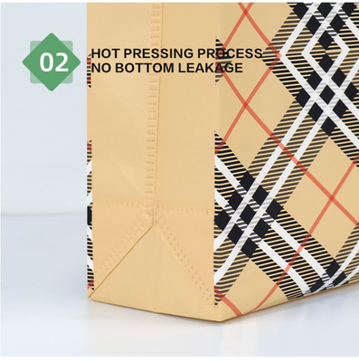 Tote Shopping Bags Enviromental Protection non tessuto 80gsm