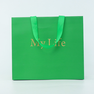 Maniglia su ordinazione di Logo Paper Bag With Rope del regalo di lusso