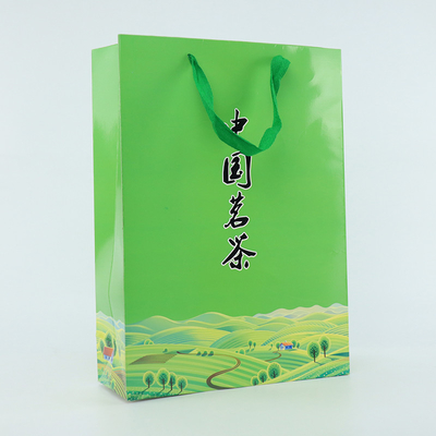 Protezione dell'ambiente d'imballaggio di regalo del tè del contenitore dell'alto grado di carta della borsa