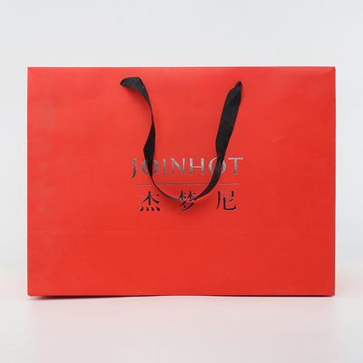 Imballaggio su ordinazione di Logo Paper Bags Wine Clothing di acquisto della borsa del regalo