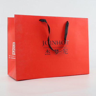 Imballaggio su ordinazione di Logo Paper Bags Wine Clothing di acquisto della borsa del regalo