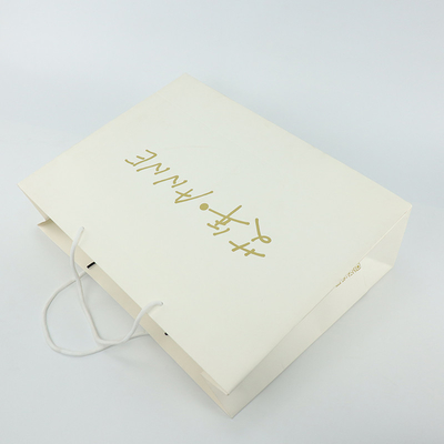 Riutilizzabile pieghevole su ordinazione di Logo Paper Bag Shopping Packaging del trasportatore del boutique